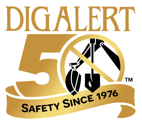DigAlert® 50th Anniversary Logo